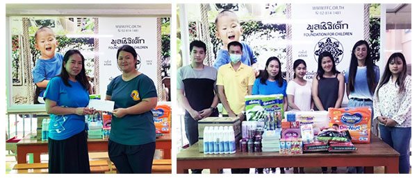 Donation to Foundation for Children and Siriraj Foundation